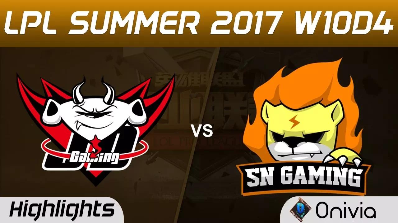 JDG vs SNG Highlights Game 1 LPL SUMMER 2017 JD Gaming vs Suning Gaming by Onivia thumbnail