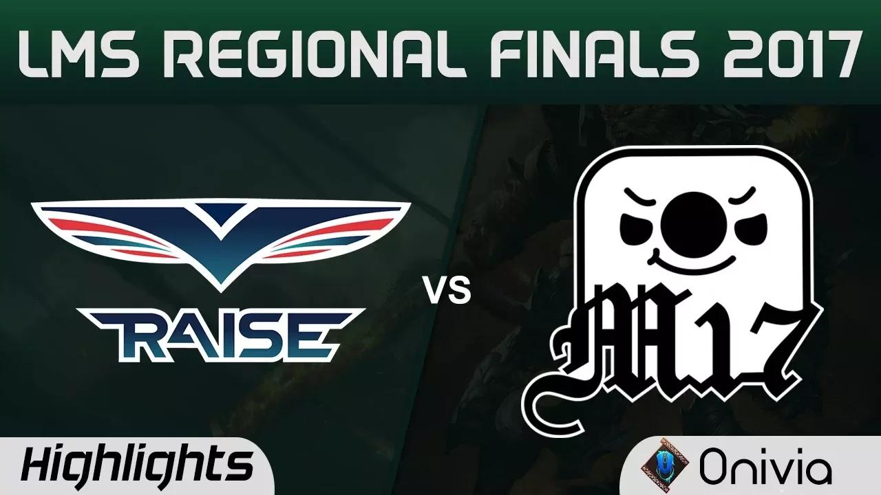 RG vs M17 Highlights Game 3 LMS 精華 夏季職業聯賽 REGIONAL FINALS 2017 Raise Gaming vs Machi Esports by Oniv thumbnail