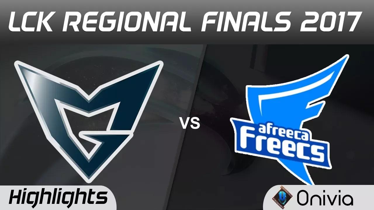 SSG vs AFS Highlights Game 1 LCK SUMMER 2017 REGIONAL FINALS Samsung vs Afreeca Freecs by Onivia thumbnail