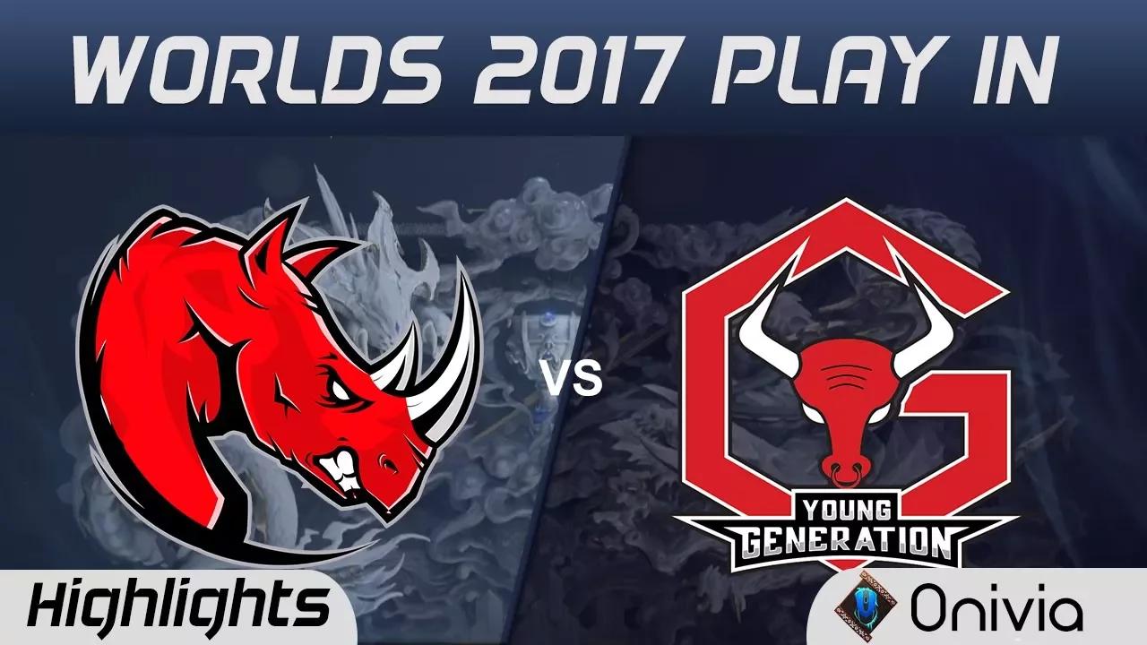 KLG vs YG Highlights World Championship 2017 Play In Kaos Latin Gamers vs Young Generation by Onivia thumbnail