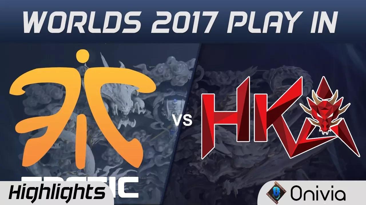 FNC vs HKA Highlights Game 1 World Championship 2017 Play In Fnatic vs Hong Kong Attitude by Onivia thumbnail