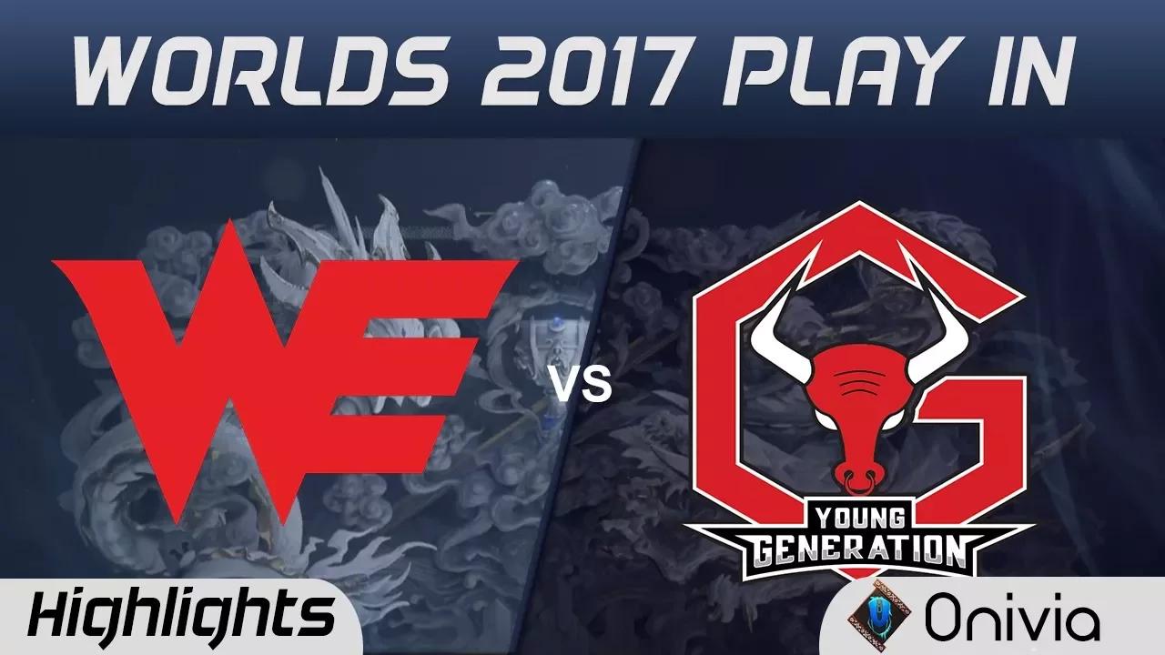 WE vs YG Highlights Game 2 World Championship 2017 Play In Team WE vs Young Generation by Onivia thumbnail