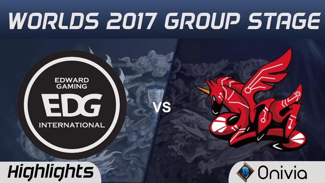 EDG vs AHQ Highlights World Championship 2017 Group Stage Edward Gaming vs AHQ Esports by Onivia thumbnail