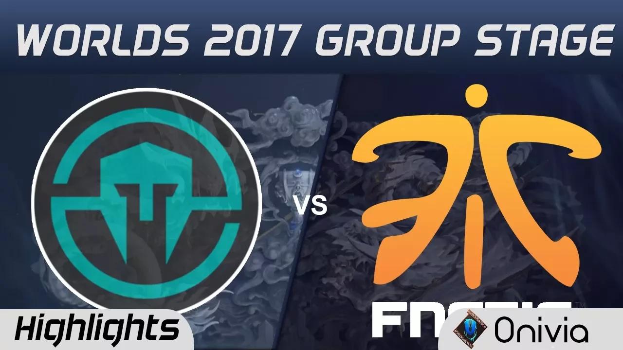 IMT vs FNC Highlights World Championship 2017 Group Stage Immortals vs Fnatic by Onivia thumbnail