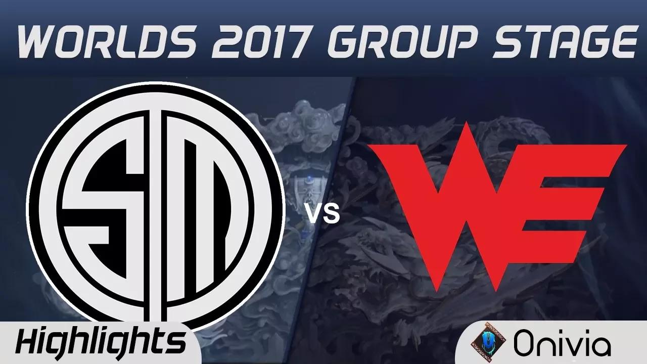 TSM vs WE Highlights World Championship 2017 Group Stage Team Solo Mid vs Team WE by Onivia thumbnail