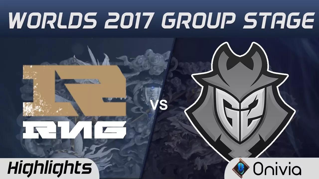 RNG vs G2 Highlights World Championship 2017 Group Stage Royal Never Give Up vs G2 Esports by Onivia thumbnail