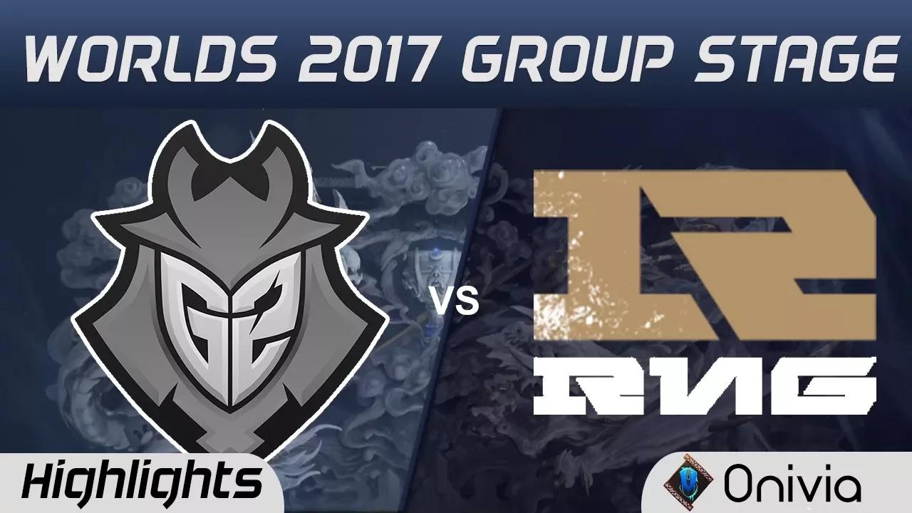 G2 vs RNG  Highlights World Championship 2017 Group Stage G2 Esports vs Royal Never Give U thumbnail