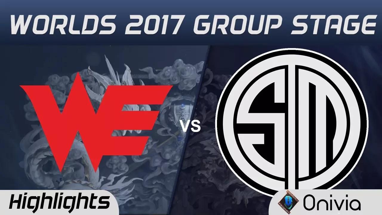 WE vs TSM Highlights World Championship 2017 Group Stage Team WE vs Team Solo Mid by Onivia thumbnail