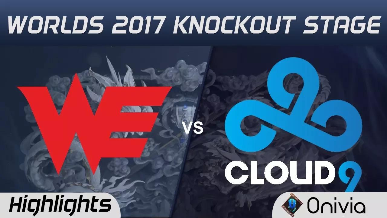 WE vs C9 Highlights Game 2 World Championship 2017 Knockout Stage Team WE vs Cloud9 by Onivia thumbnail