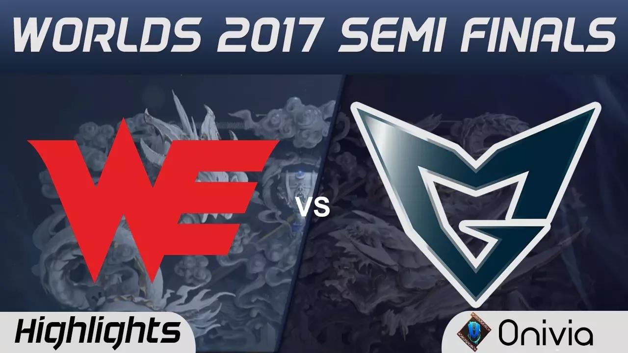 WE vs SSG Highlights Game 1 World Championship 2017 Semi Finals Team WE vs Samsung Galaxy by Onivia thumbnail