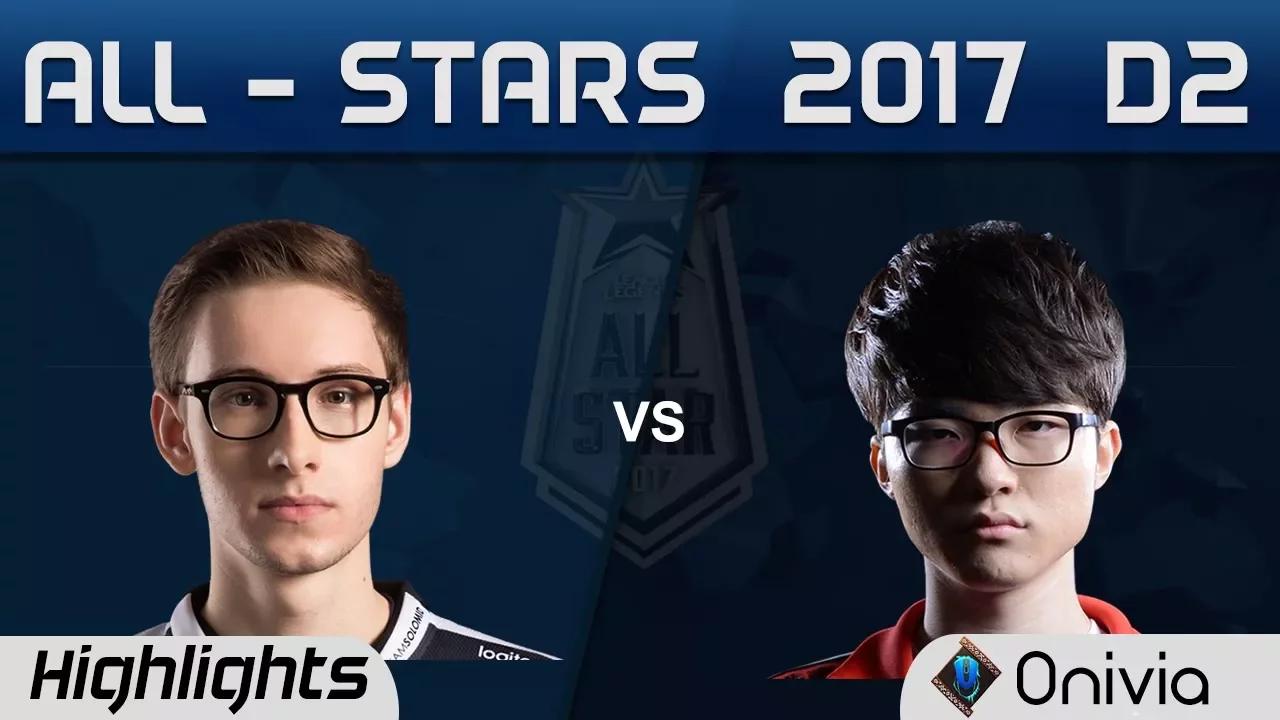 Faker vs Bjergsen 1 vs 1 ALL Stars 2017 Day 2 by Onivia thumbnail