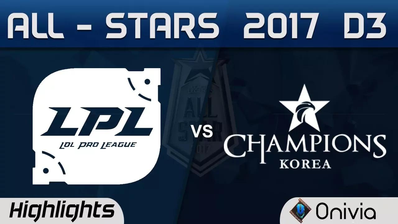 LPL vs LCK Highlights Game 3 ALL Stars 2017 Semi Finals Day 3 by Onivia thumbnail