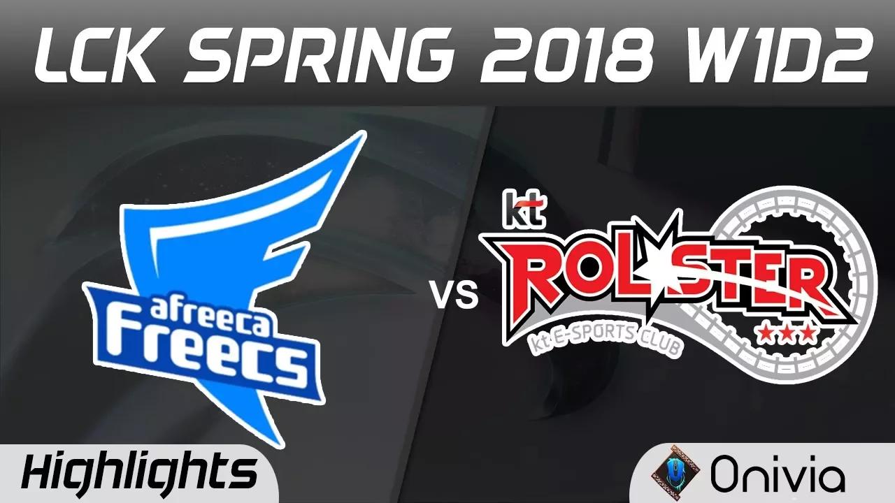 AFS vs KT Highlights Game 2 LCK Spring 2018 W1D2 Afreeca Freecs vs KT Rolster by Onivia thumbnail