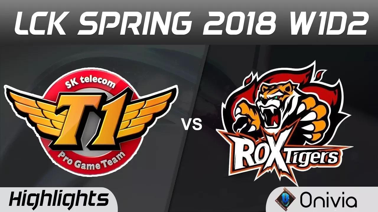 SKT vs ROX Highlights Game 1 LCK Spring 2018 W1D2 SK Telecom T1 vs ROX Tigers by Onivia thumbnail