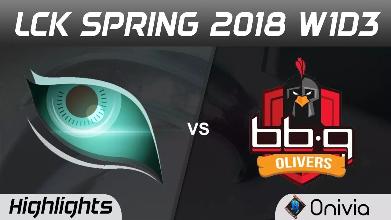 KDM vs BBQ Highlights Game 1 LCK Spring 2018 W1D3 Kongdoo Monster vs BBQ Olivers by Onivia thumbnail