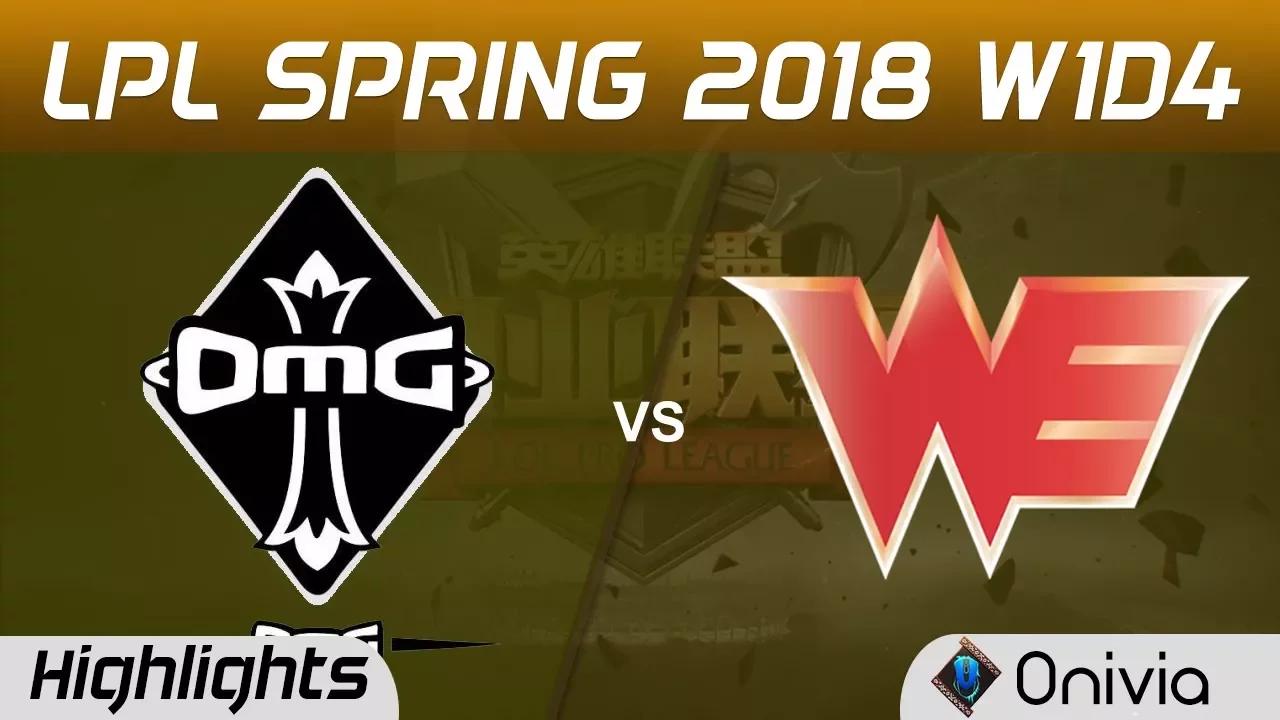 OMG vs WE Highlights Game 2 LPL Spring 2018 W1D4 OMG vs Team WE by Onivia thumbnail