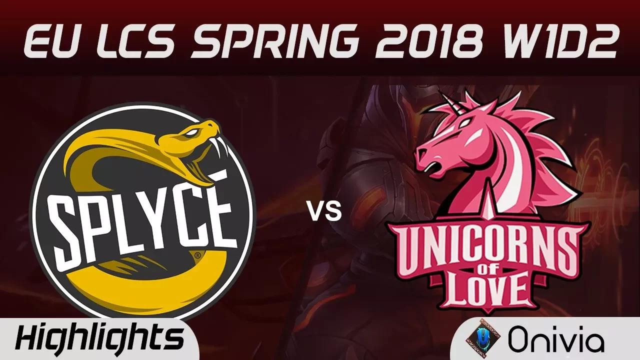 SPY vs UOL Highlights EU LCS Spring 2018 W1D2 Splyce vs Unicorns Of Love by Onivia thumbnail