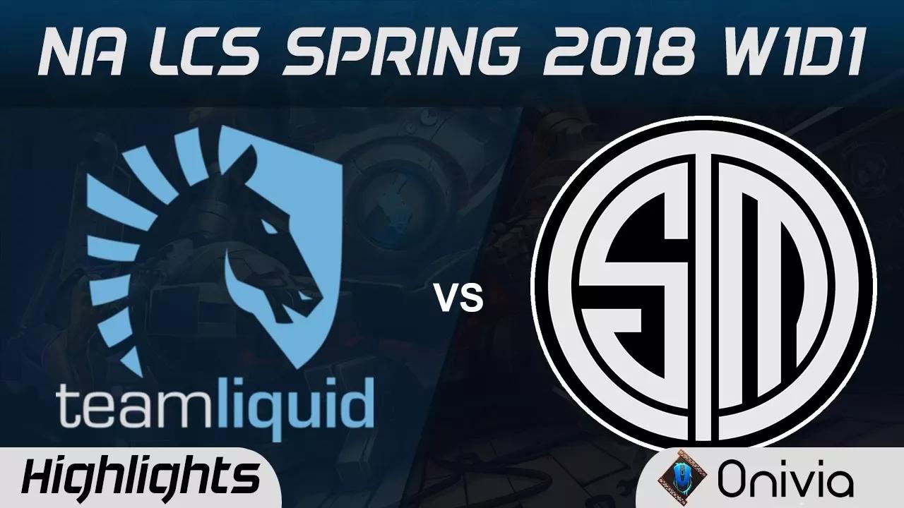 TL vs TSM Highlights NA LCS Spring 2018 Team Liquid vs Team Solo Mid by Onivia thumbnail