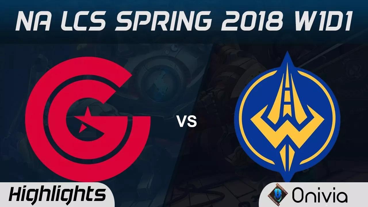 CG vs GGS Highlights NA LCS Spring 2018 Clutch Gaming vs Golden Guardians by Onivia thumbnail