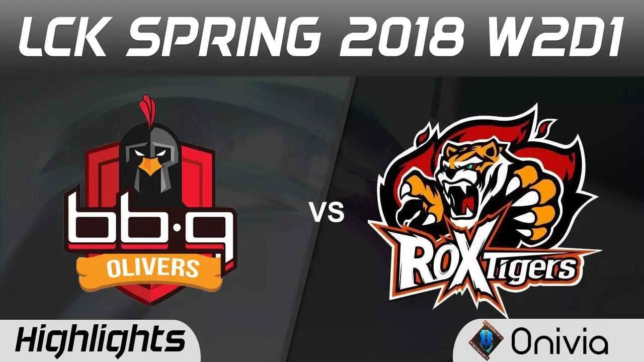 BBQ vs ROX Highlights Game 2 LCK Spring 2018 W2D1 BBQ Olivers vs ROX Tigers by Onivia thumbnail