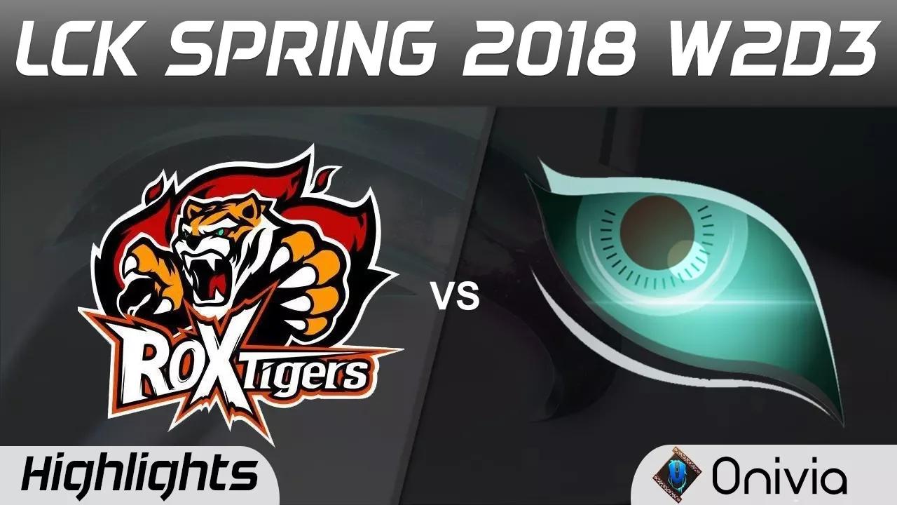 ROX vs KDM Highlights Game 1 LCK Spring 2018 W2D3 ROX Tigers vs Kongdoo Monster by Onivia thumbnail