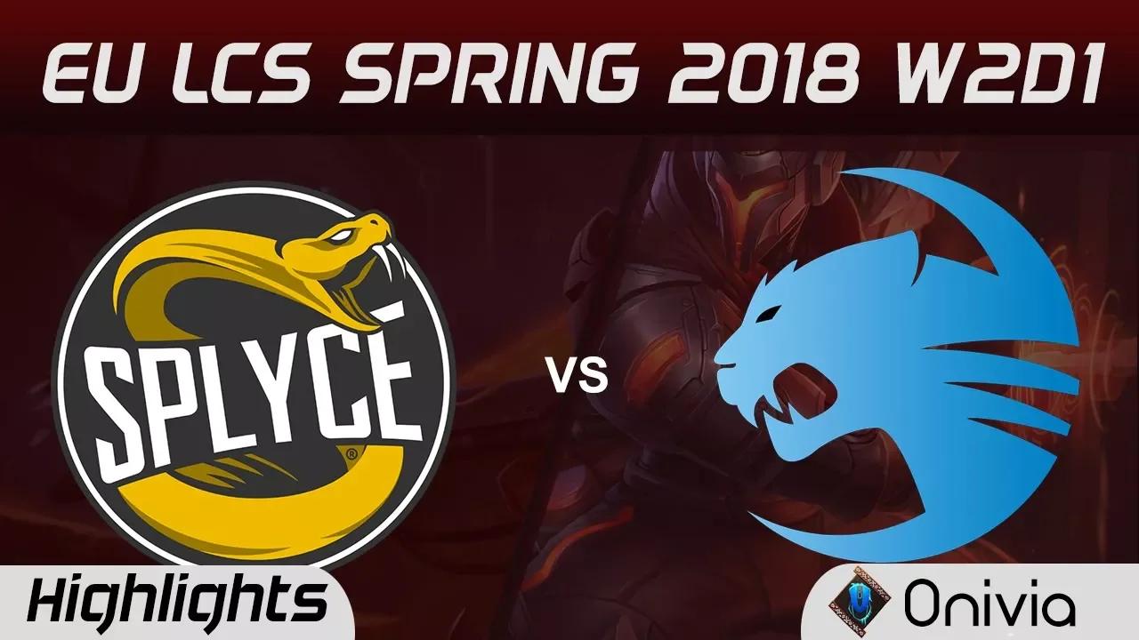 SPY vs ROC Highlights EU LCS Spring 2018 W2D1 Splyce vs Team ROCCAT by Onivia thumbnail