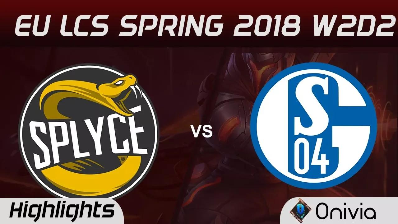 SPY vs S04 Highlights EU LCS Spring 2018 W2D2 Splyce vs FC Schalke 04 by Onivia thumbnail