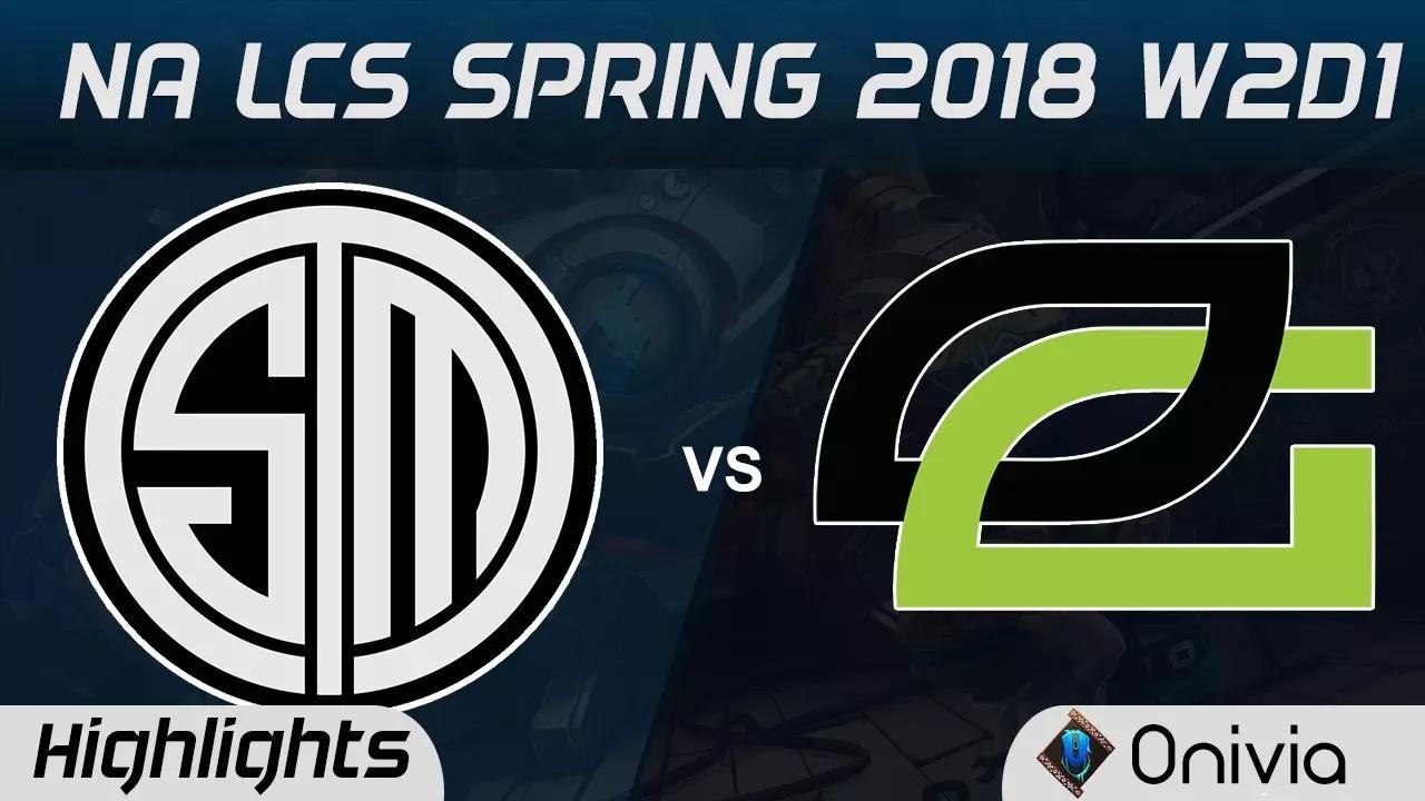 TSM vs OPT Highlights NA LCS Spring 2018 W2D1 Team Solo Mid vs Optic Gaming by Onivia thumbnail