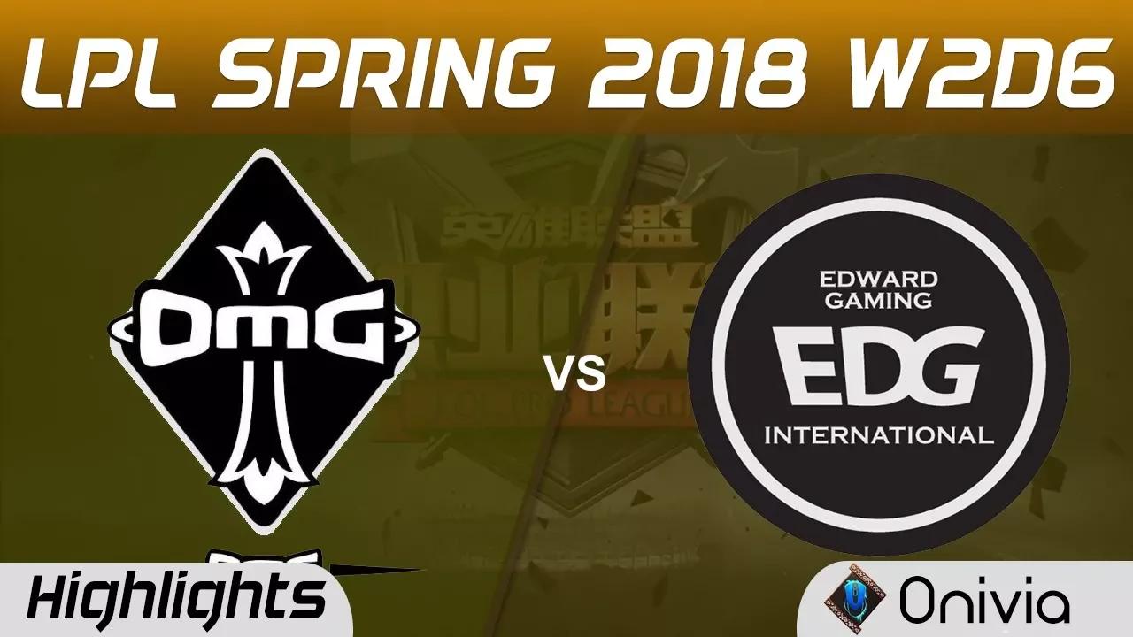 OMG vs EDG Highlights Game 2 LPL Spring 2018 W2D6 OMG vs Edward Gaming by Onivia thumbnail