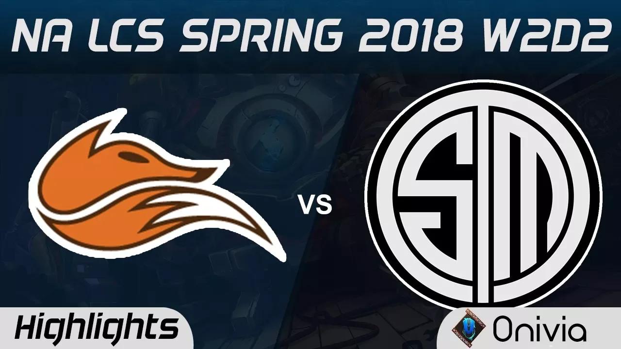 FOX vs TSM Highlights NA LCS Spring 2018 W2D2 Echo Fox vs Team Solo Mid by Onivia thumbnail