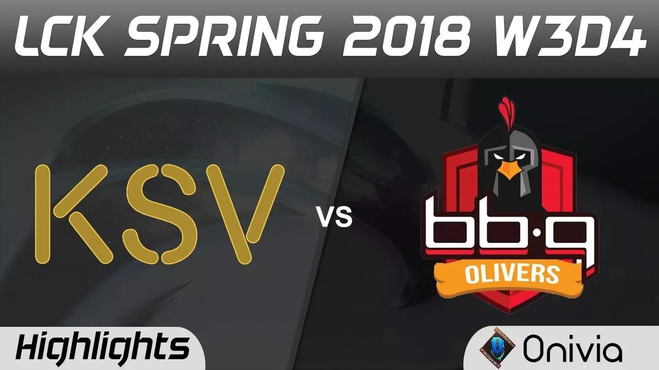 KSV vs BBQ Highlights Game 2 LCK Spring 2018 W3D4 KSV Esports vs BBQ Olivers by Onivia thumbnail