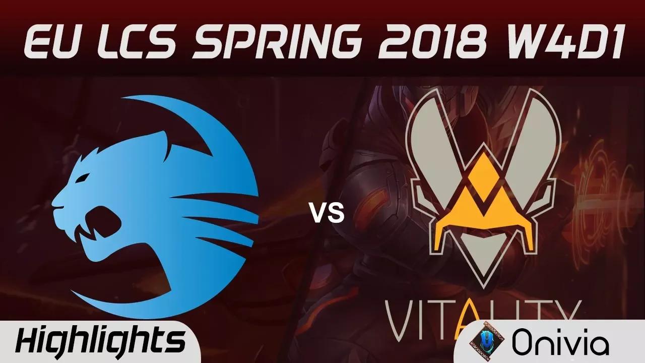 ROC vs VIT Highlights EU LCS Spring 2018 W4D1 Team ROCCAT vs Team Vitality by Onivia thumbnail