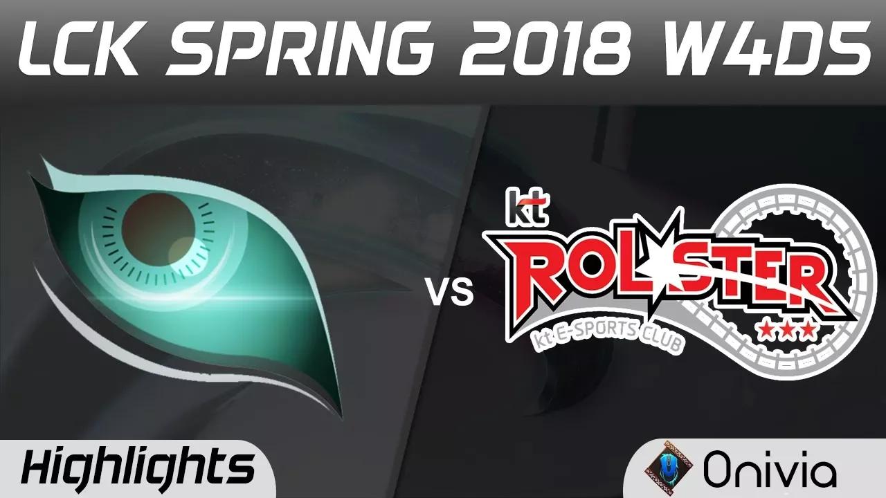 KDM vs KT Highlights Game 1 LCK Spring 2018 W4D5 Kongdoo Monster vs KT Rolster by Onivia thumbnail