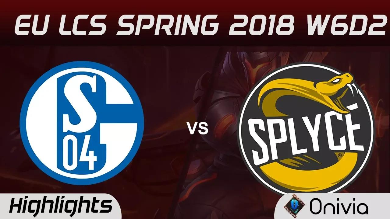 S04 vs SPY Highlights EU LCS Spring 2018 W6D2 FC Schalke 04 vs Splyce By Onivia thumbnail