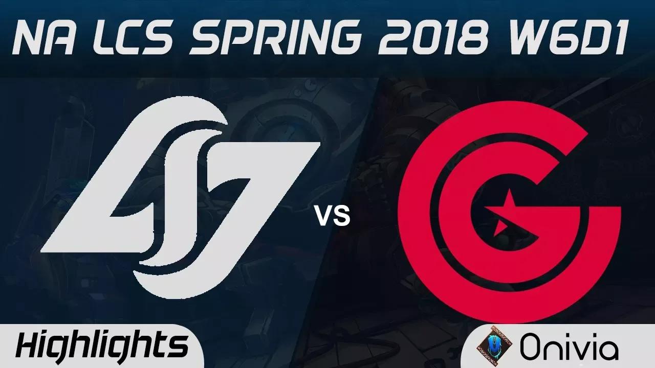 CLG vs CG Highlights NA LCS Spring 2018 W6D1 Counter Logic Gaming vs Clutch Gaming by Onivia thumbnail