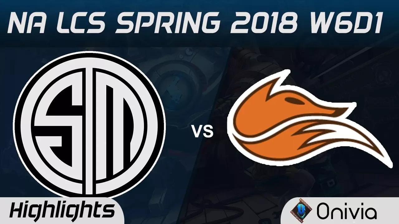 TSM vs FOX Highlights NA LCS Spring 2018 W6D1 Team Solo Mid vs Echo Fox by Onivia thumbnail