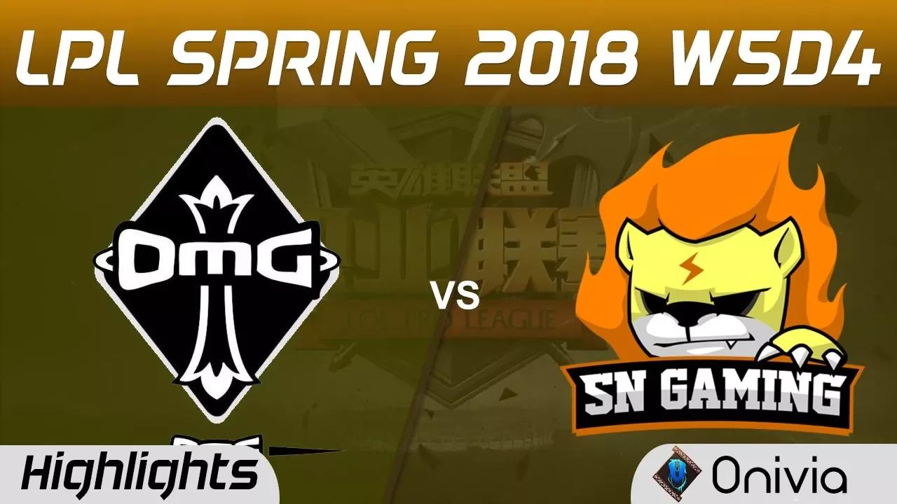 OMG vs SNG Highlights Game 1 LPL Spring 2018 W5D4 OMG vs Suning Gaming by Onivia thumbnail