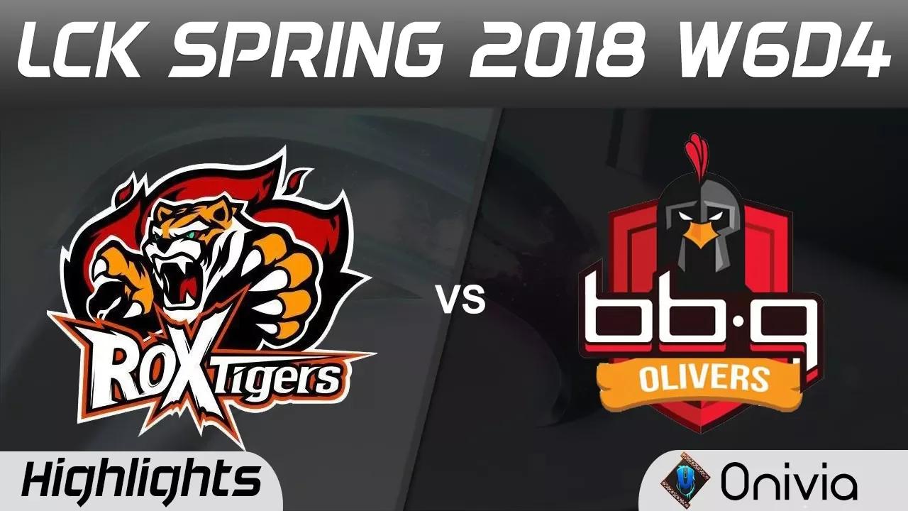 ROX vs BBQ Highlights Game 2 LCK Spring 2018 W6D4 ROX Tigers vs BBQ Olivers by Onivia thumbnail