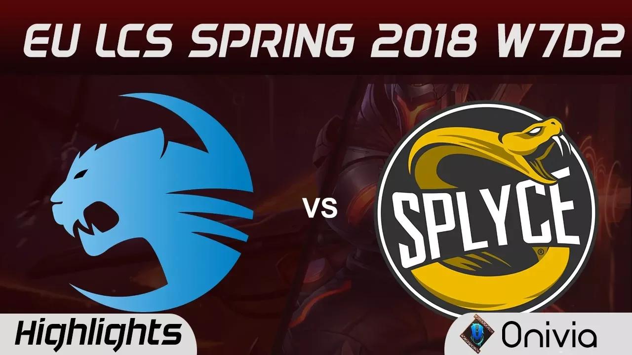 ROC vs SPY Highlights EU LCS Spring 2018 W7D2 Team ROCCAT vs Splyce By Onivia thumbnail