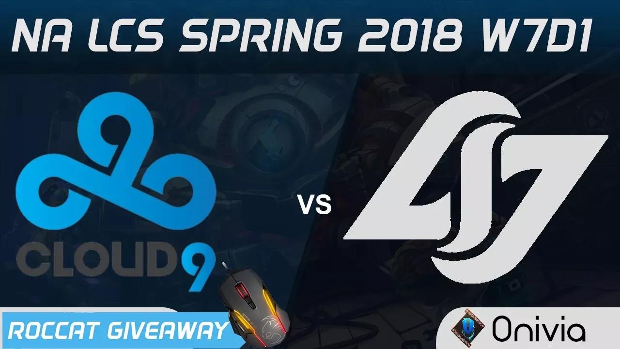 C9 vs CLG Highlights NA LCS Spring 2018 W7D1 Cloud9 vs Counter Logic Gaming by Onivia thumbnail