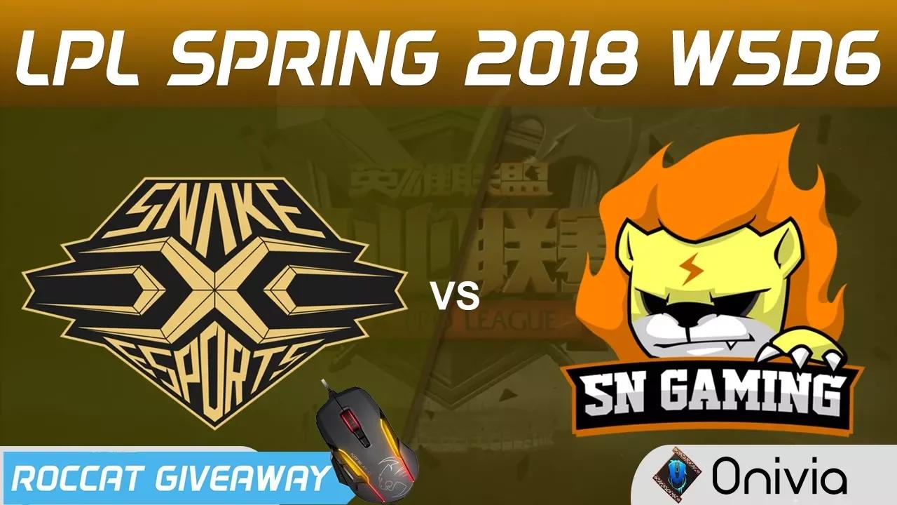 SS vs SNG Highlights Game 2 LPL Spring 2018 W5D6 Snake vs Suning Gaming by Onivia thumbnail