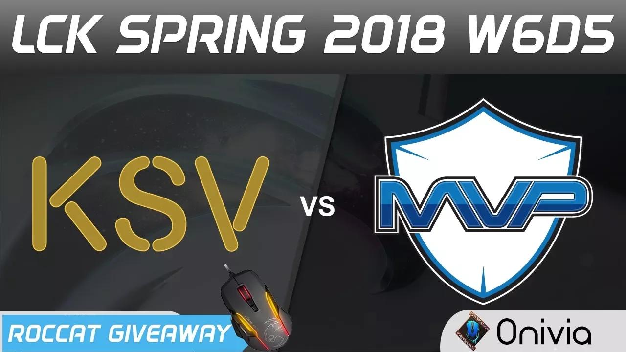 KSV vs MVP Highlights Game 1 LCK Spring 2018 W6D5 KSV Esports vs MVP by Onivia thumbnail