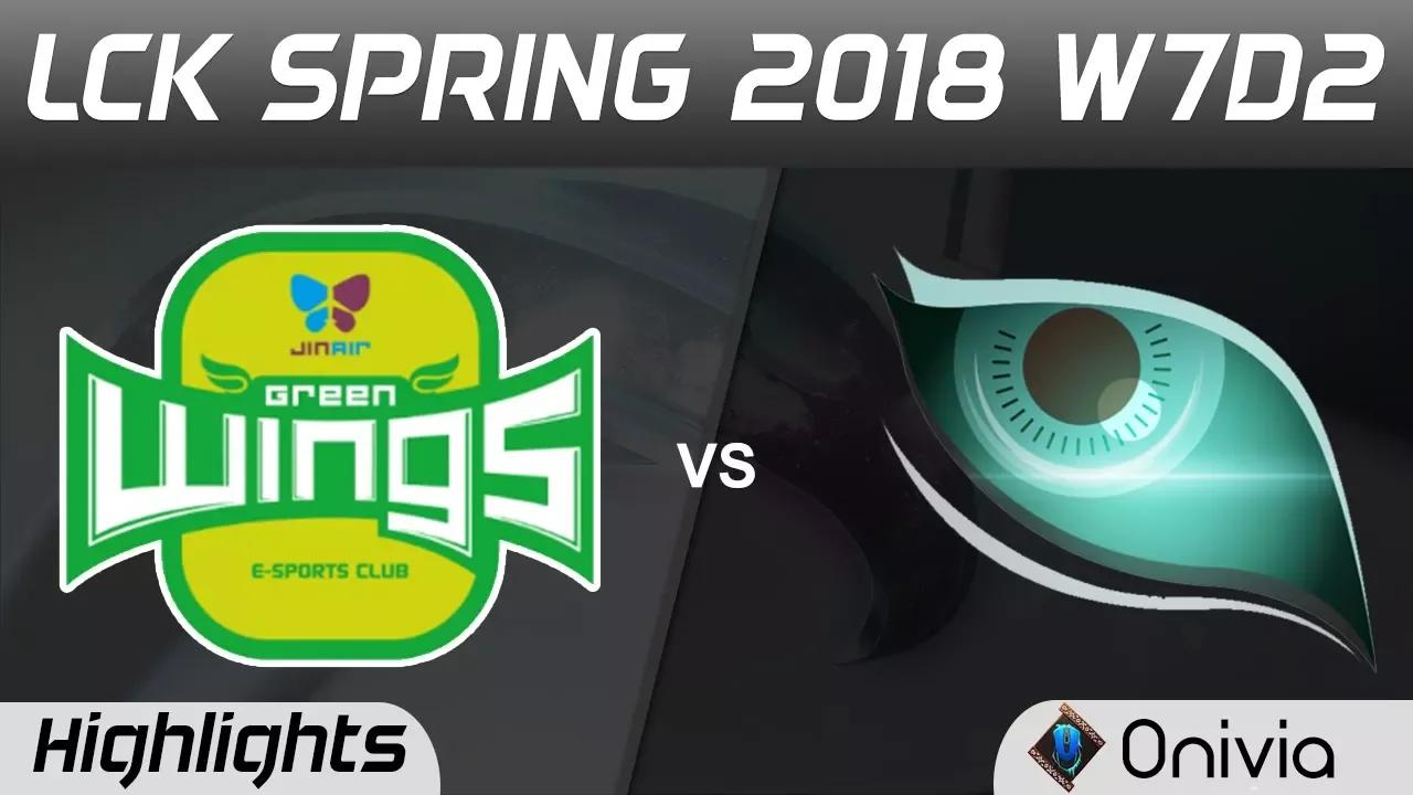 JAG vs KDM Highlights Game 1 LCK Spring 2018 W7D2 Jin Air GreenWings vs Kongdoo Monster by Onivia thumbnail