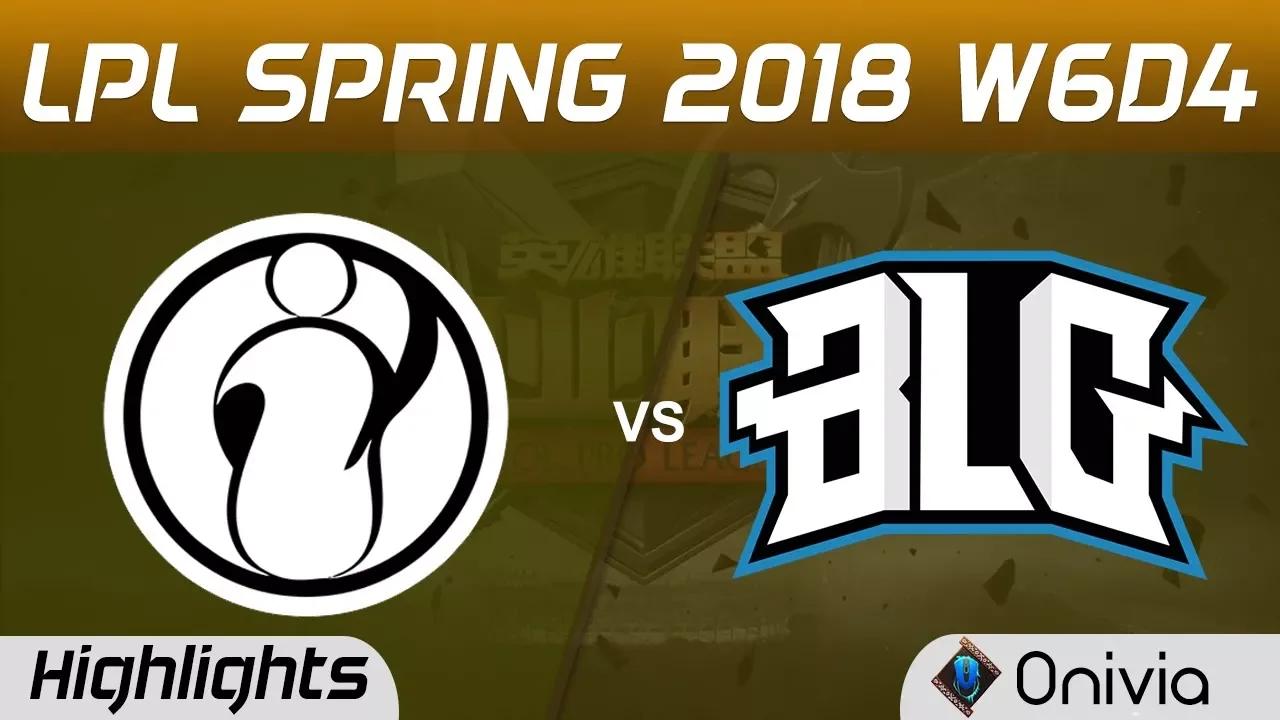 IG vs BLG Highlights Game 1 LPL Spring 2018 W6D4 Invictus Gaming vs Bilibili Gaming by Onivia thumbnail