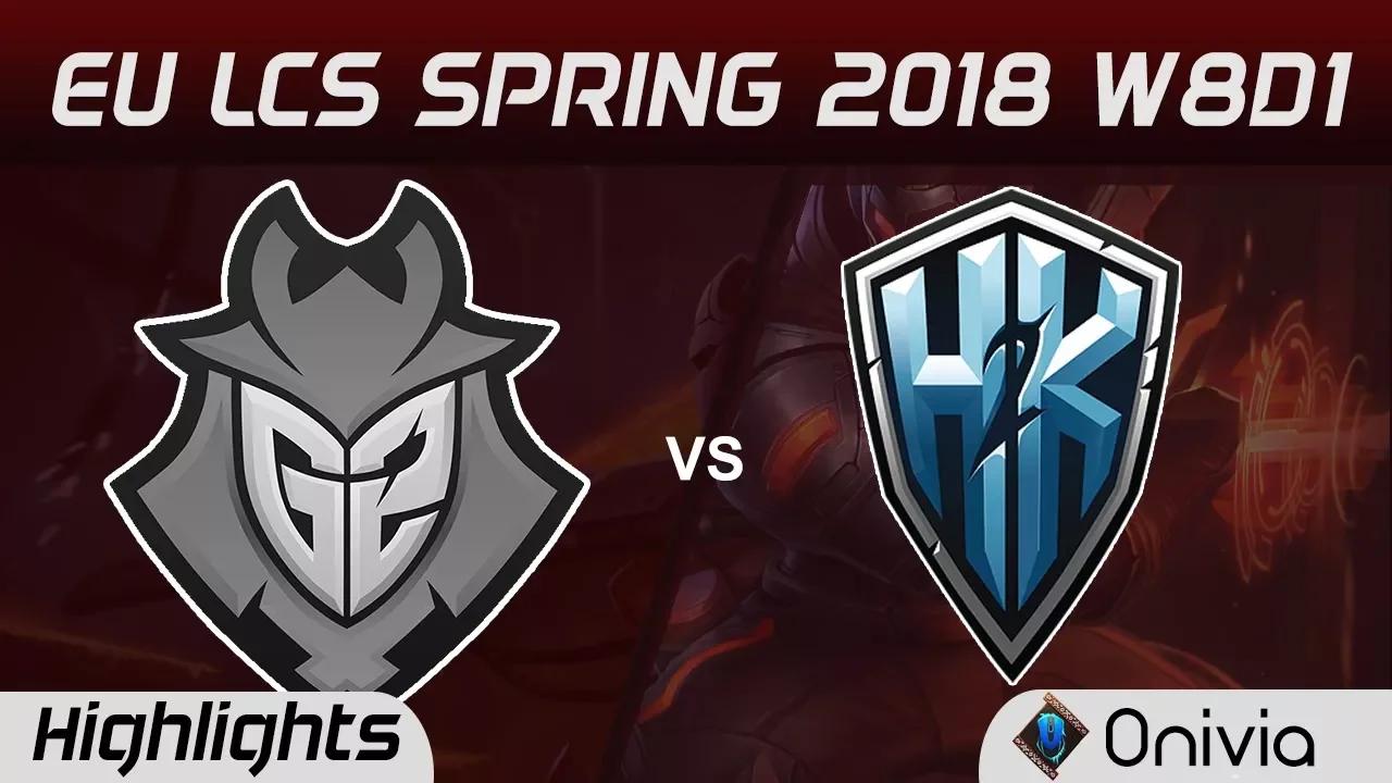 G2 vs H2K Highlights EU LCS Spring 2018 W8D1 G2 Esports vs H2K Gaming By Onivia thumbnail