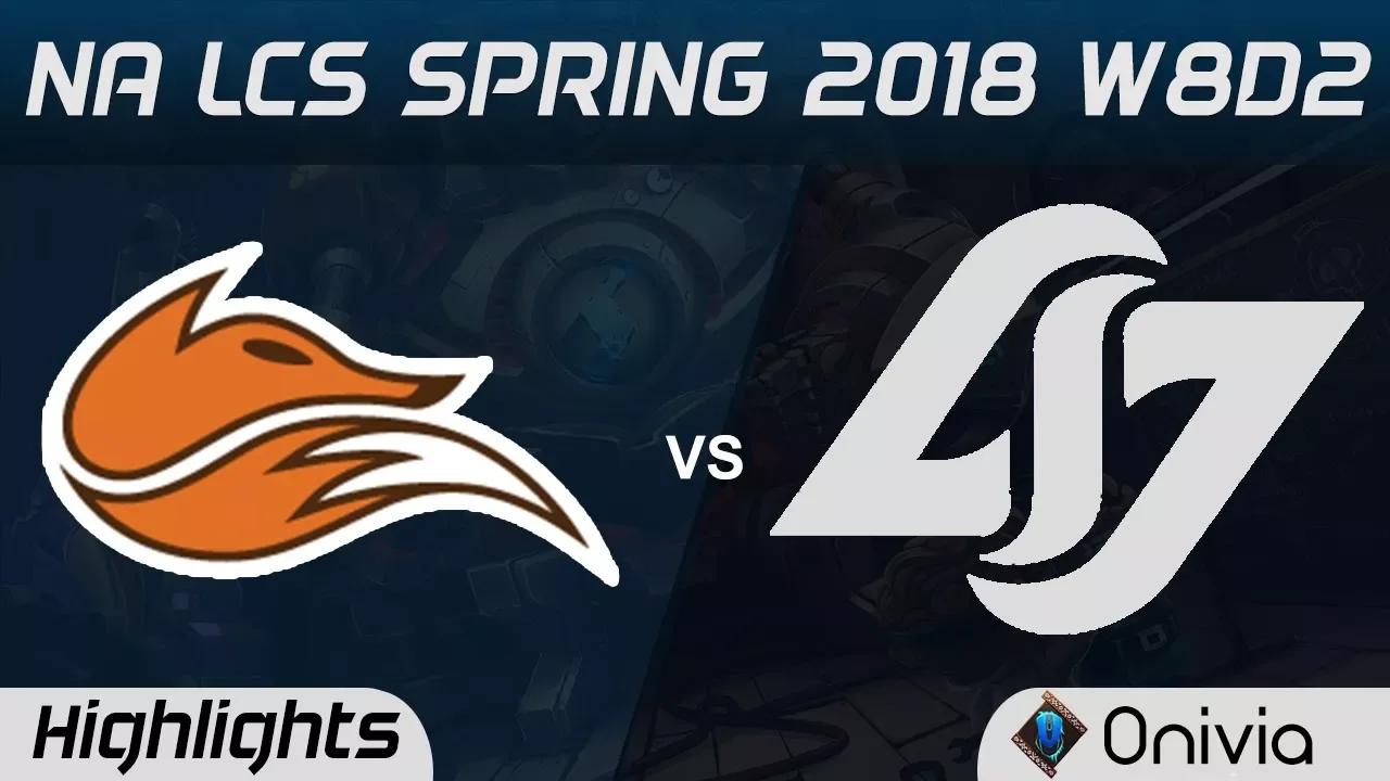 FOX vs CLG Highlights NA LCS Spring 2018 W8D2 Echo Fox vs Counter Logic Gaming by Onivia thumbnail