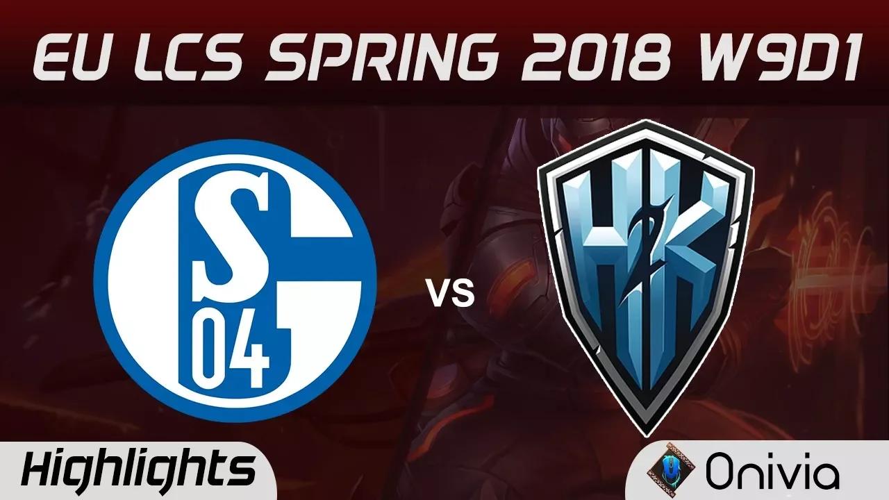 S04 vs H2K Highlights EU LCS Spring 2018 W9D1 FC Schalke 04 vs H2K Gaming By Onivia thumbnail