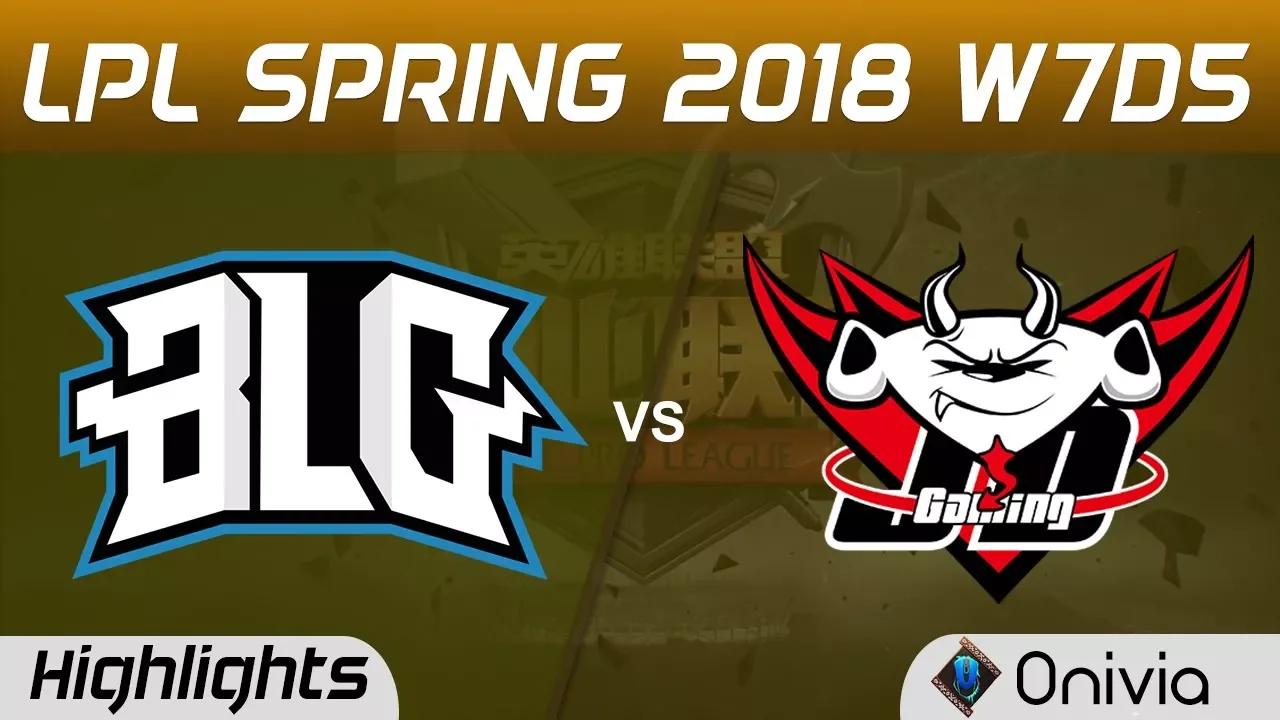 BLG vs JDG Highlights Game 1 LPL Spring 2018 W7D5 Bilibili Gaming vs JD Gaming by Onivia thumbnail