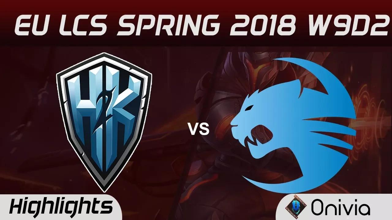 H2K vs ROC Highlights EU LCS Spring 2018 W9D2 H2K Gaming vs Team ROCCAT By Onivia thumbnail