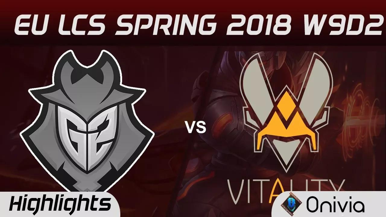 G2 vs VIT Highlights EU LCS Spring 2018 W9D2 G2 Esports vs Team Vitality By Onivia thumbnail